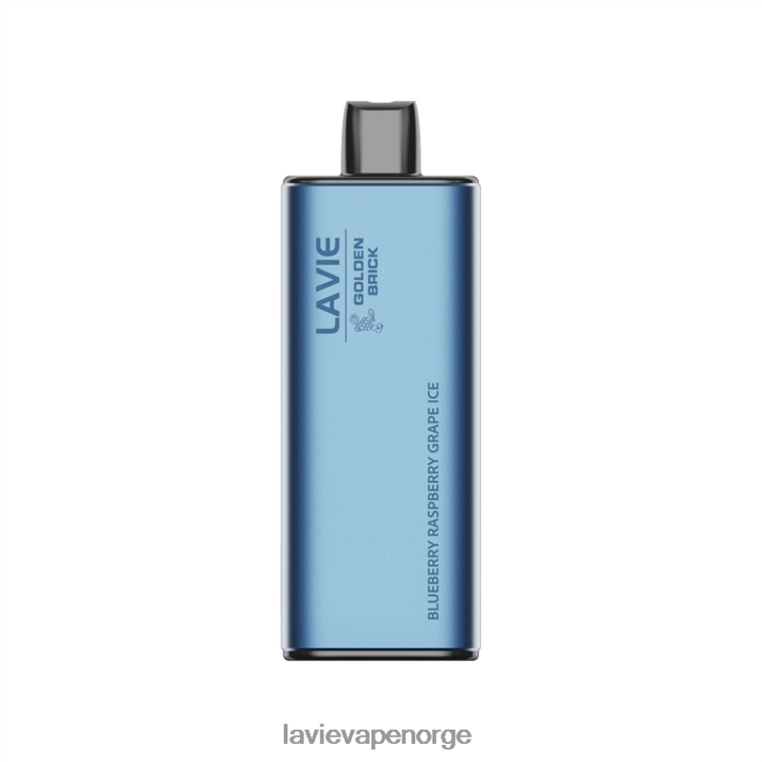 4P826656 Lavie Vape Norge | blåbær bringebær drue is LAVIE GOLDEN BRICK 10 000 drag